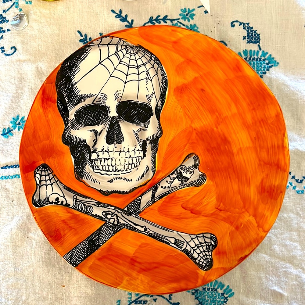 MAXCERA Halloween Decorative Plate